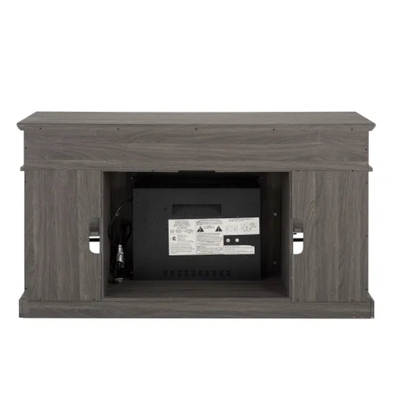 58" Fireplace TV Stand for 65" TVs (Dark Walnut)
